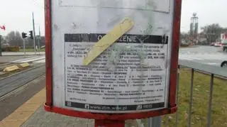 Tak wygląda informacja na przystanku 