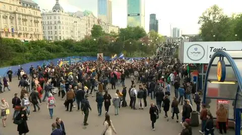 Protest na "patelni" po zarzucie profanacji wizerunku Matki Boskiej