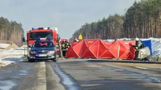 Tragiczny wypadek na krajowej "8"