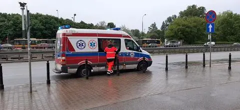 Wypadek na stacji metro Politechnika 