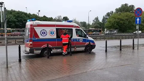 Wypadek na stacji metro Politechnika 