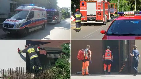Jechali do przysypanego gruzem, znaleźli pijanego w garażu