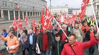 Manifestacja środowisk anarchistycznych