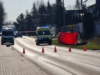 Wypadek w miejscowości Janówek