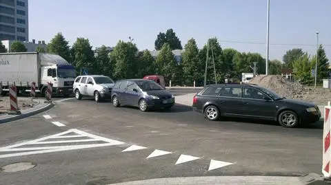 Rondo na Bielanach wreszcie przejezdne