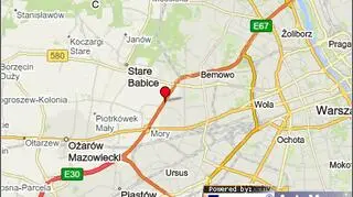 Do zderzenia doszło około 500 metrów za ulicą Górczewską