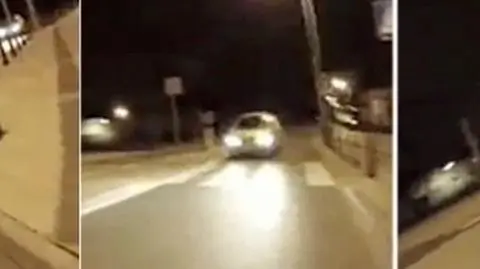 Kierowca jechał pod prąd. Rowerzysta z trudem uciekł