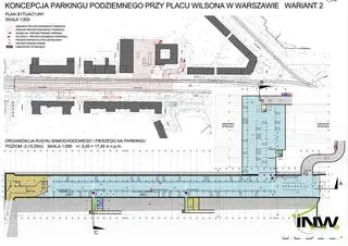 Droższa koncepcja budowy parkingu, oprac. na zlecenie ZTM