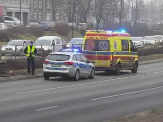 Zderzenie w alei Prymasa Tysiąclecia