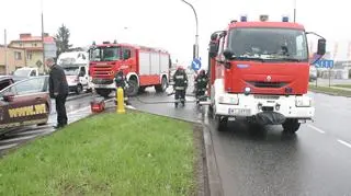 Na miejsce przyjechały dwa zastępy straży pożarnej