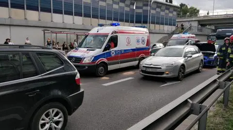 Kolizja pięciu aut na S8. Dwie godziny utrudnień 
