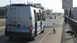 Wypadek na moście Poniatowskiego