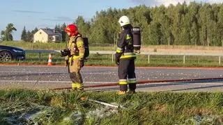 Poważny wypadek pod Kołbielą 