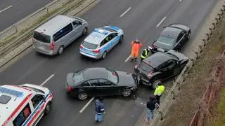 Wypadek na Wale Miedzeszyńskim