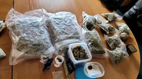 Uderzenie w biznes narkotykowy. Policjanci weszli do kilku mieszkań, siedmiu osobom postawiono zarzuty