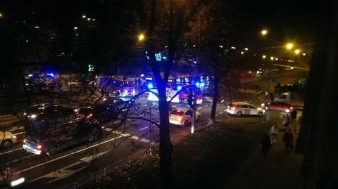 Zderzenie tramwaju z osobówką 