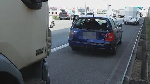Kolejne zderzenie na trasie S8, tym razem w przeciwnym kierunku