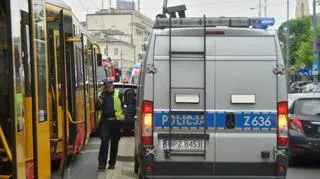 Zderzenie w alei "Solidarności"