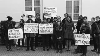 Studenci protestują