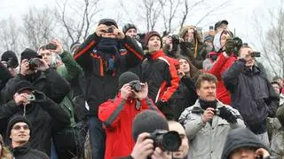 Warszawscy spotterzy / fot. Maciej Wężyk, tvnwarszawa.pl