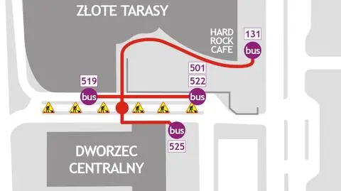 Weekendowe roszady przy Centralnym. Zmiany dla pasażerów