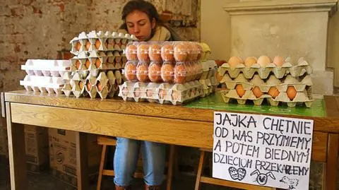 "Jajka chętnie przyjmiemy i biednym dzieciom przekażemy"