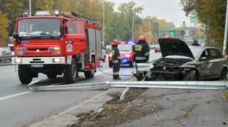 Wypadek na Wisłostradzie