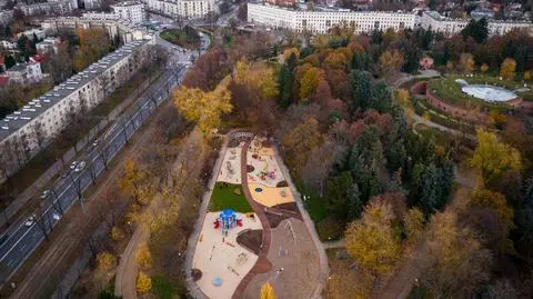 Zmodernizowany plac zabaw w parku Żeromskiego 