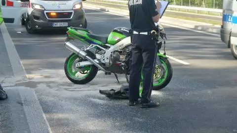 Wypadek na Żołnierskiej. Ranny motocyklista zmarł w szpitalu