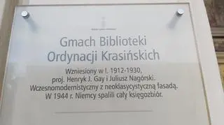 Gmach Biblioteki Ordynacji Krasińskich w Warszawie 