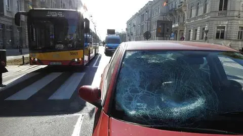 Potrącenie w Alejach Ujazdowskich 