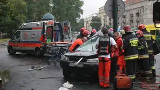 Akcja strażaków na Ochocie