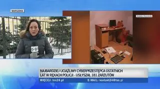 Cyberprzestępca w rękach policji