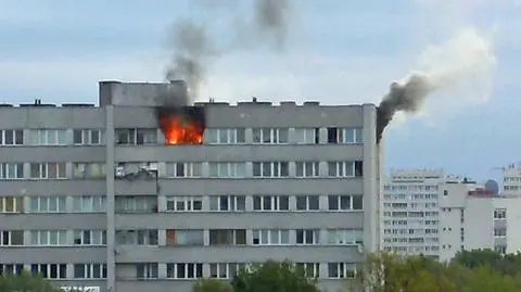 Pożar w bloku na Żoliborzu. Dwie osoby nie żyją