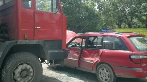 Nie ustąpiła ciężarówce