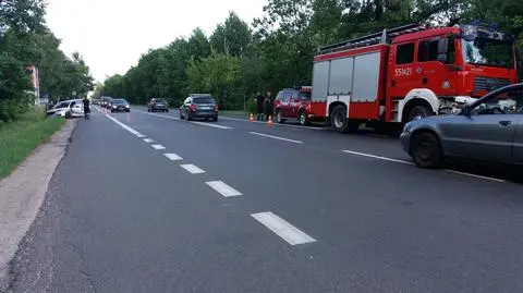 Zderzenie auta osobowego z wozem strażackim. "Jechaliśmy do potrącenia"