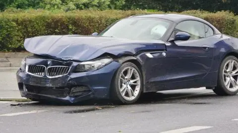 Dziecko ranne po zderzeniu BMW z mazdą