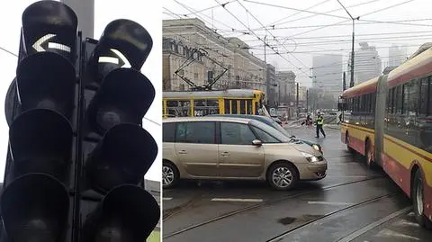 Zepsute światła w porannym szczycie