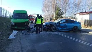 Wypadek w miejscowości Stara Wieś