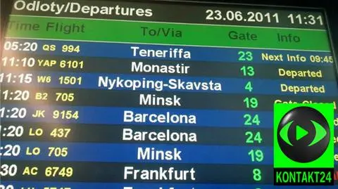 Miała być Teneryfa, ponad 9 godzin koczowali na lotnisku
