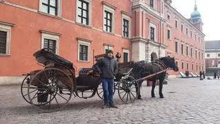 Na warszawskiej starówce w od wielu lat funkcjonowało siedem dorożek