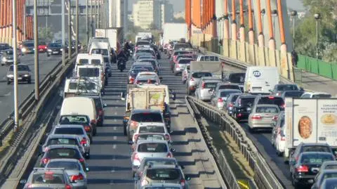 Trasa Siekierkowska stanęła w ogromnym korku