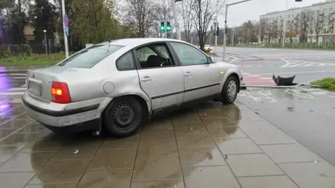 Wypadek na Wołoskiej, kierowca volkswagena nietrzeźwy