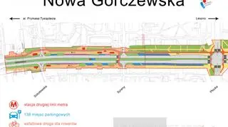 Pierwszy fragment nowej Górczewskiej