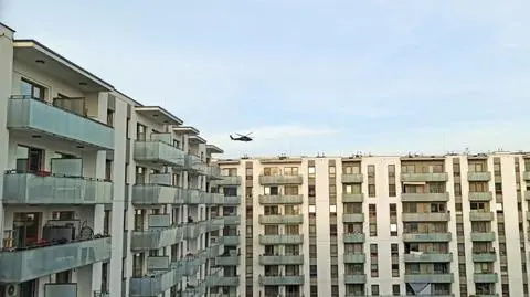Śmigłowiec podczas ćwiczeń nad Ursusem
