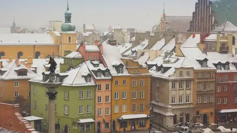 Pogoda dla Warszawy na dziś: poprószy śnieg