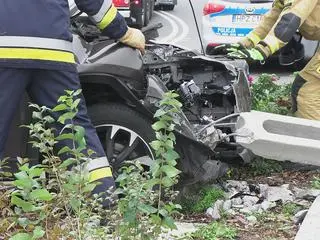 Kolizja na Wale Miedzeszyńskim