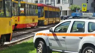 Na Stawki wykoleił się tramwaj