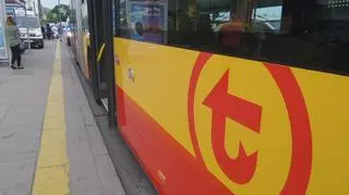 Kierowca autobusu gwałtownie zahamował