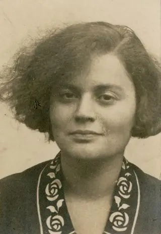 Julia Keilowa na trzecim roku studiów, ok. 1928